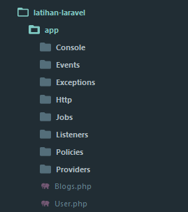 folder eloquent laravel